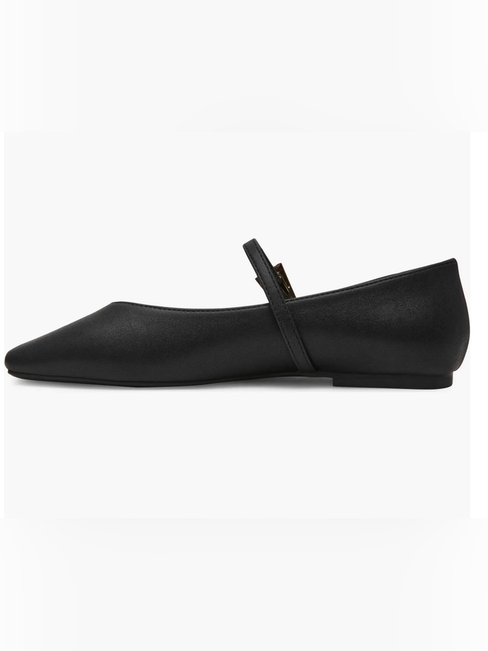 DOLCE VITA Mulaney Black Mary Jane Flats with Gold Accent Buckles - Picture 5 of 13